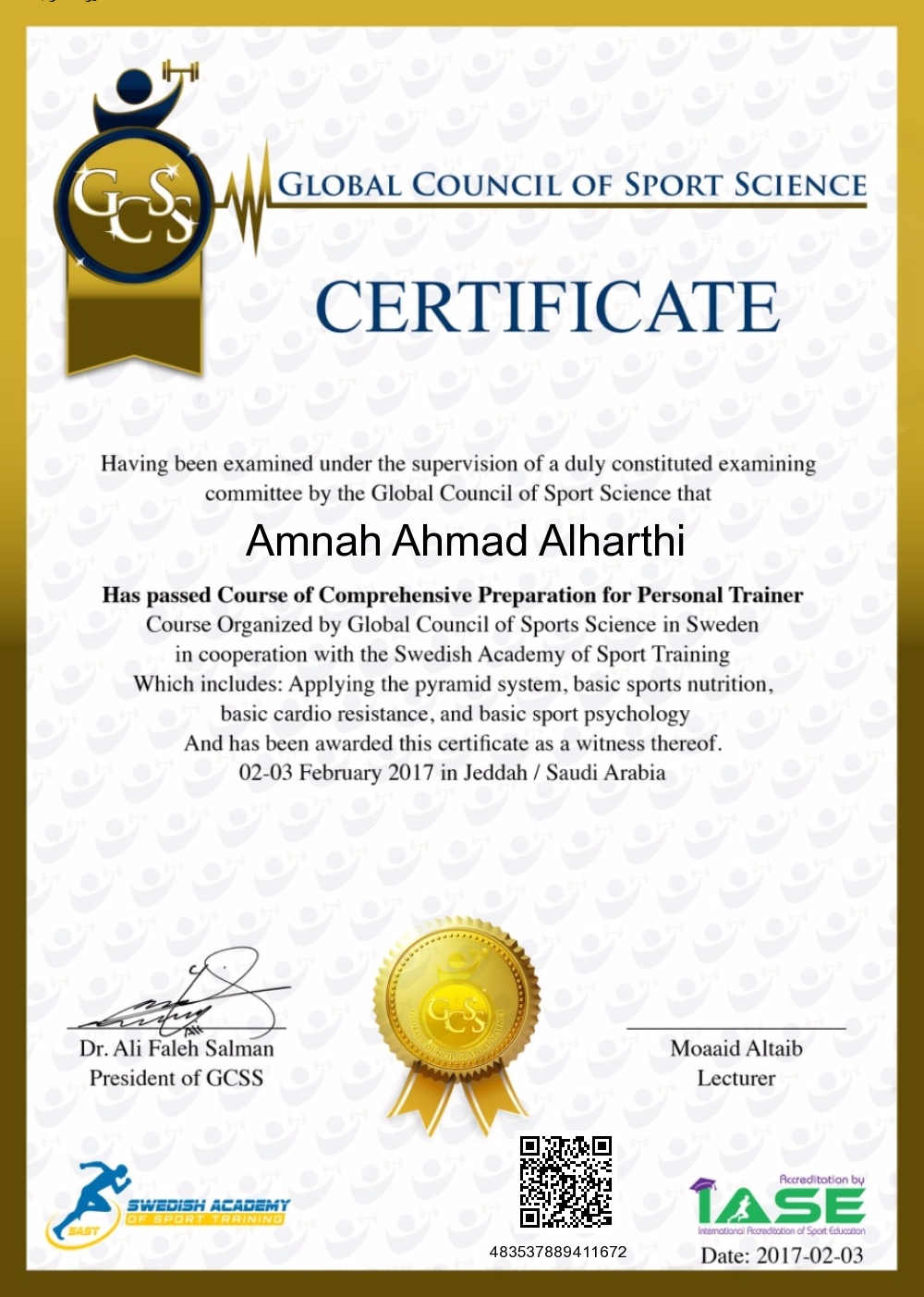 Amnah Ahmad Alharthi